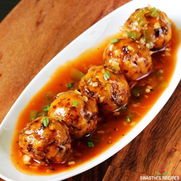 VEG MANCHURIAN (GRAVY)